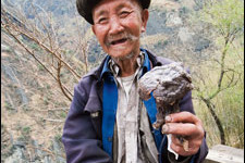 Traditional medicine for sale in the Yangtze's Tiger Leaping Gorge