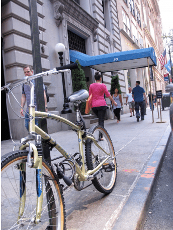 Baited bike at scene of original theft, NYC