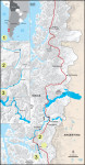 Chilean Patagonia Map by John McCauley