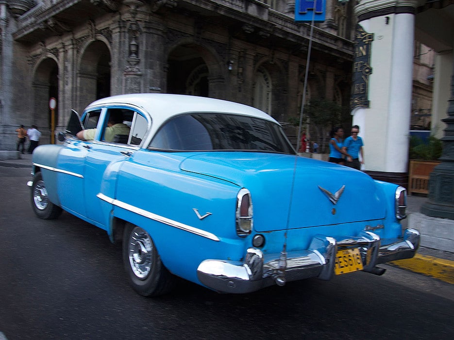 Cars from the 1950s have become one of Cuba's iconic sights. They are often restored and kept in immaculate condition.
